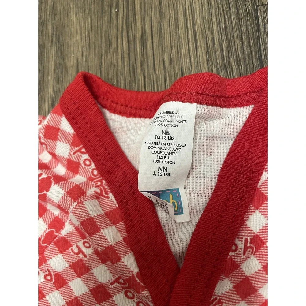 VINTAGE DISNEY Winnie The Pooh Romper/Shirt Size Newborn